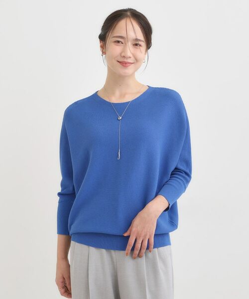 SHOO・LA・RUE / シューラルー ニット・セーター | 【洗える/毛玉になりにくい/UV】 ガータードルマン 7分袖ニット | 詳細21