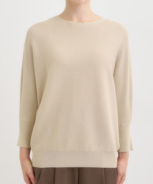 SHOO・LA・RUE / シューラルー ニット・セーター | 【洗える/毛玉になりにくい/UV】 ガータードルマン 7分袖ニット | 詳細25