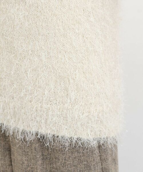 SHOO・LA・RUE / シューラルー ニット・セーター | 【2点セット/S-LL】大人のフェミニンカジュアルに ラメシャギーニットベスト+ロンT | 詳細18