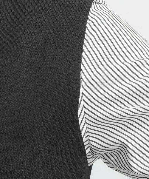 SHOO・LA・RUE / シューラルー ニット・セーター | 【S-LL/2点セット】着回し自在 ニットベスト＋フレアブラウス | 詳細8