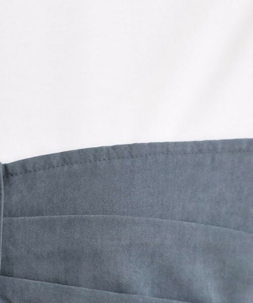 SHOO・LA・RUE / シューラルー カットソー | 【S-LL】気になるウエストもさり気なくカバー リボン風ドッキングトップス | 詳細12