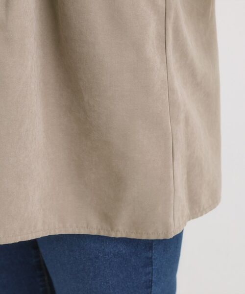 SHOO・LA・RUE / シューラルー カットソー | 【S-LL】気になるウエストもさり気なくカバー リボン風ドッキングトップス | 詳細18