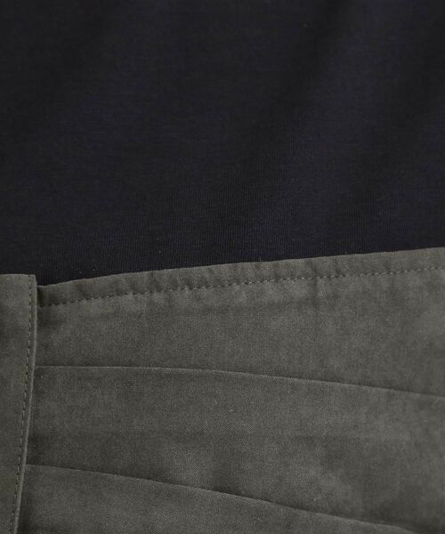 SHOO・LA・RUE / シューラルー カットソー | 【S-LL】気になるウエストもさり気なくカバー リボン風ドッキングトップス | 詳細8