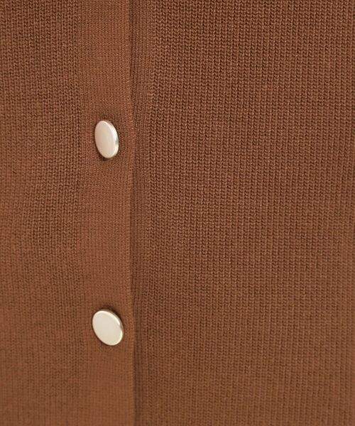 SHOO・LA・RUE / シューラルー ベスト | 【S-LL】ゴールドボタンが上品 大人のニットベスト | 詳細12