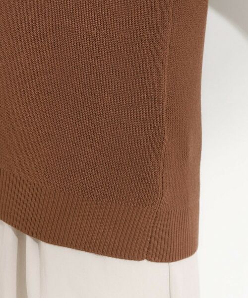 SHOO・LA・RUE / シューラルー ベスト | 【S-LL】ゴールドボタンが上品 大人のニットベスト | 詳細18