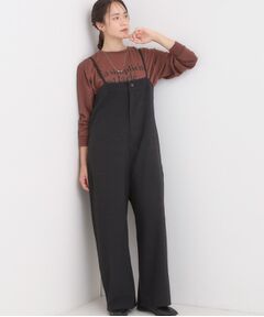 SHOO・LA・RUE / シューラルー サロペット・オールインワン | 【S-LL】大人カジュアルに ベアトップ風 キャミサロペット