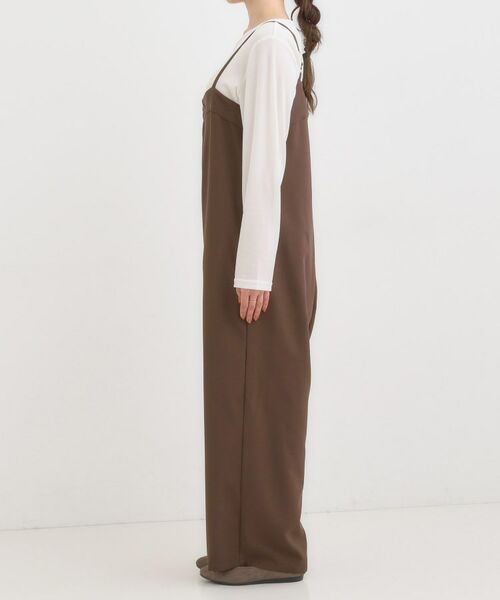 SHOO・LA・RUE / シューラルー サロペット・オールインワン | 【S-LL】大人カジュアルに ベアトップ風 キャミサロペット | 詳細10