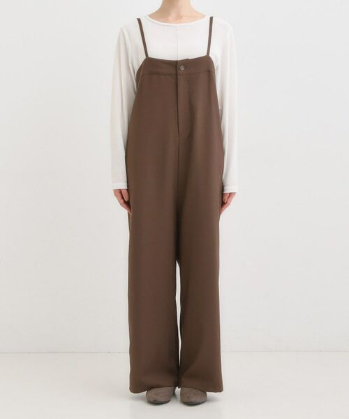 SHOO・LA・RUE / シューラルー サロペット・オールインワン | 【S-LL】大人カジュアルに ベアトップ風 キャミサロペット | 詳細9