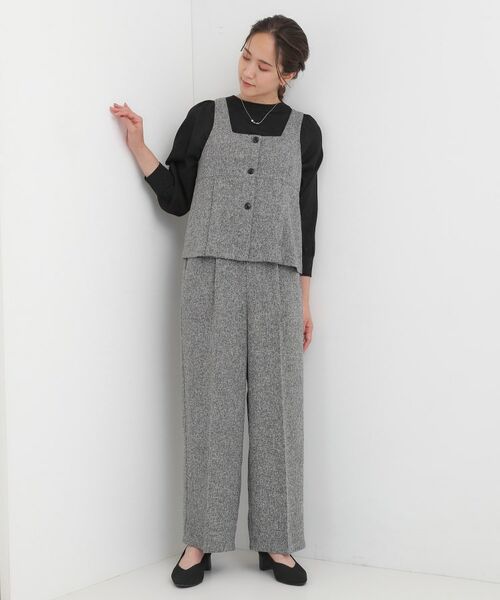 SHOO・LA・RUE / シューラルー セットアップ | 【2点セット】着るだけで決まる クラシカルなツイード調セットアップ | 詳細3