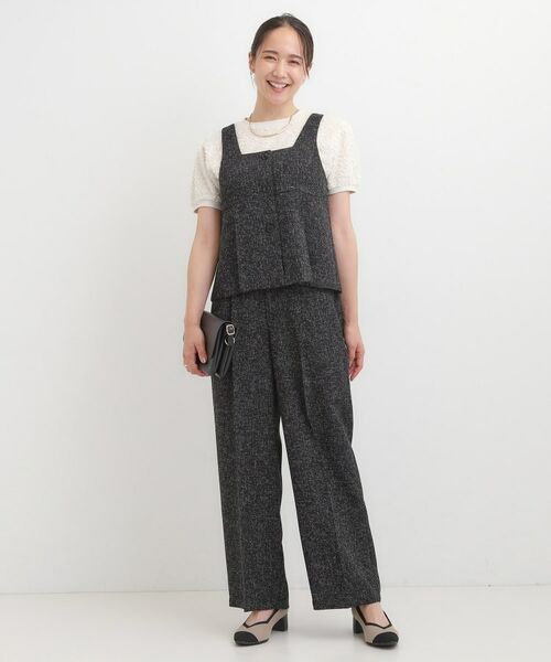 SHOO・LA・RUE / シューラルー セットアップ | 【2点セット】着るだけで決まる クラシカルなツイード調セットアップ | 詳細7