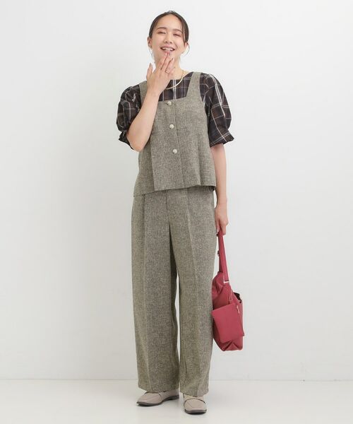 SHOO・LA・RUE / シューラルー セットアップ | 【2点セット】着るだけで決まる クラシカルなツイード調セットアップ | 詳細9