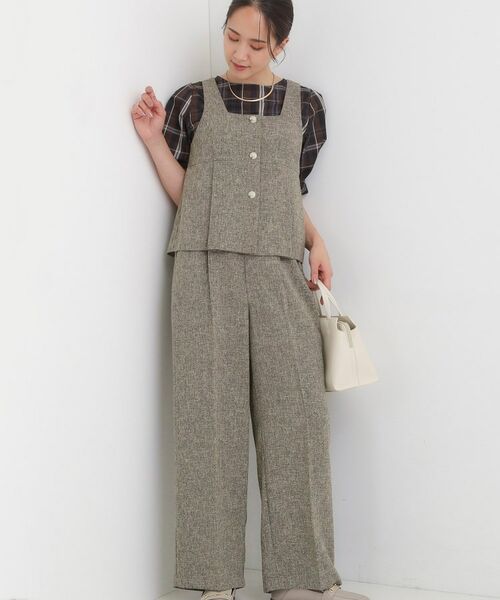 SHOO・LA・RUE/シューラルー 【2点セット】着るだけで決まる クラシカルなツイード調セットアップ ベージュ(452) 03(L) SHOO・LA・RUE/シューラルー 【2点セット】着るだけで決まる クラシカルなツイード調セットアップ ベージュ(452) 03(L)