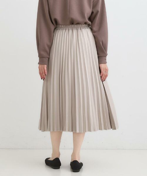 SHOO・LA・RUE / シューラルー ロング・マキシ丈スカート | 【着丈選べる】きれいめにもカジュアルにも レザー調プリーツスカート | 詳細19