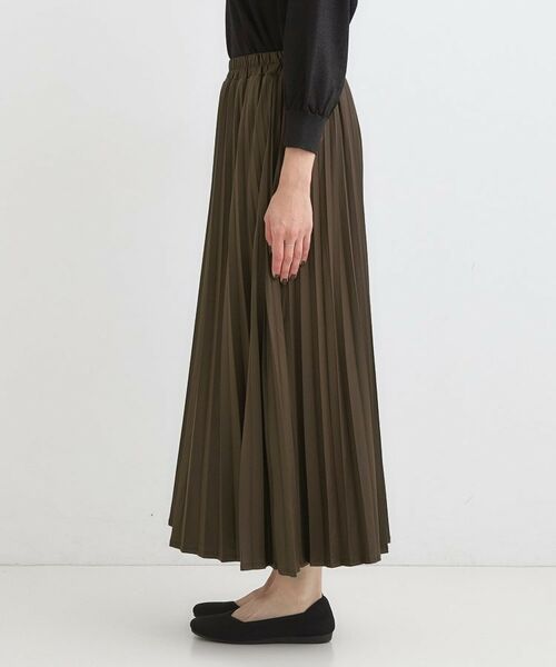 SHOO・LA・RUE / シューラルー ロング・マキシ丈スカート | 【着丈選べる】きれいめにもカジュアルにも レザー調プリーツスカート | 詳細24