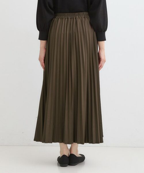SHOO・LA・RUE / シューラルー ロング・マキシ丈スカート | 【着丈選べる】きれいめにもカジュアルにも レザー調プリーツスカート | 詳細26