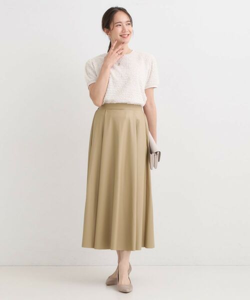 SHOO・LA・RUE / シューラルー ロング・マキシ丈スカート | 【S-LL】大人の抜け感 合皮フレアスカート | 詳細7