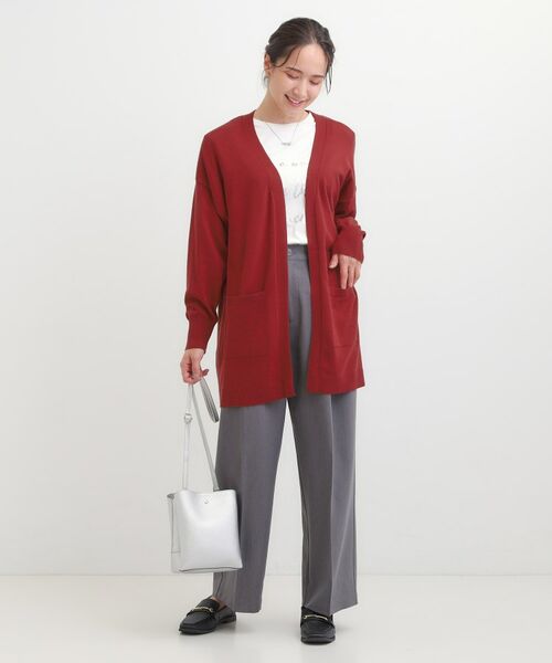 SHOO・LA・RUE / シューラルー カーディガン・ボレロ | 【洗える/体型カバー】もちもちタッチが心地よい トッパーカーディガン | 詳細11