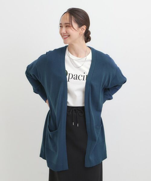 SHOO・LA・RUE / シューラルー カーディガン・ボレロ | 【洗える/体型カバー】もちもちタッチが心地よい トッパーカーディガン | 詳細13