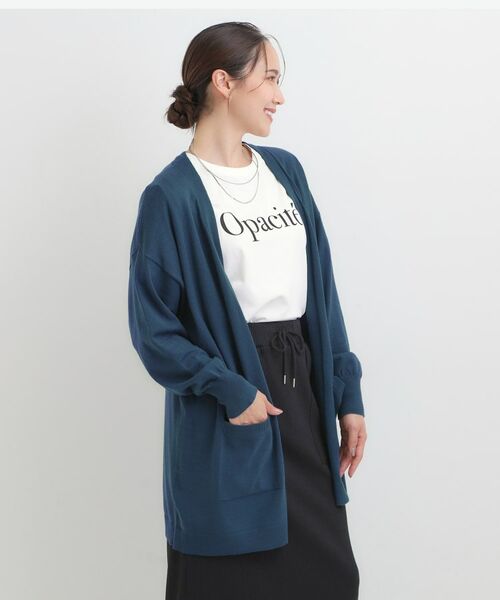 SHOO・LA・RUE / シューラルー カーディガン・ボレロ | 【洗える/体型カバー】もちもちタッチが心地よい トッパーカーディガン | 詳細14