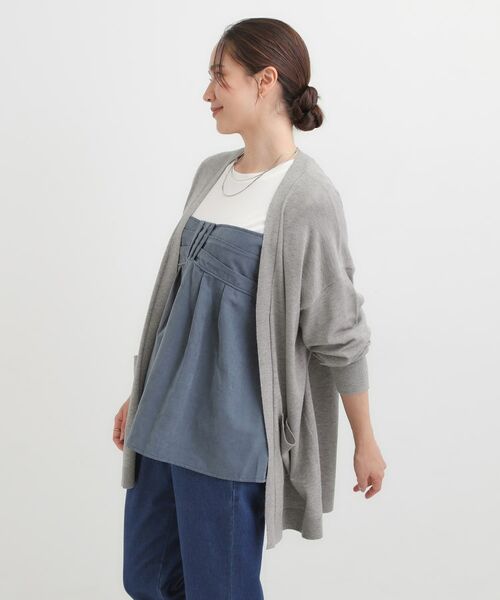 SHOO・LA・RUE / シューラルー カーディガン・ボレロ | 【洗える/体型カバー】もちもちタッチが心地よい トッパーカーディガン | 詳細2
