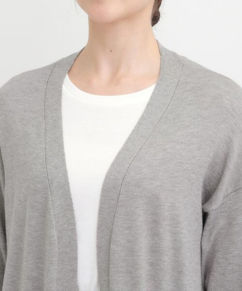 SHOO・LA・RUE / シューラルー カーディガン・ボレロ | 【洗える/体型カバー】もちもちタッチが心地よい トッパーカーディガン | 詳細20