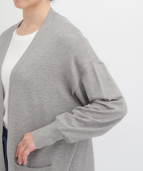 SHOO・LA・RUE / シューラルー カーディガン・ボレロ | 【洗える/体型カバー】もちもちタッチが心地よい トッパーカーディガン | 詳細21