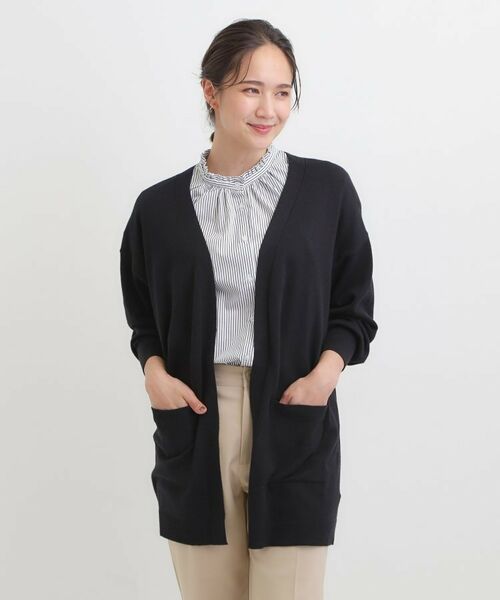 SHOO・LA・RUE / シューラルー カーディガン・ボレロ | 【洗える/体型カバー】もちもちタッチが心地よい トッパーカーディガン | 詳細5