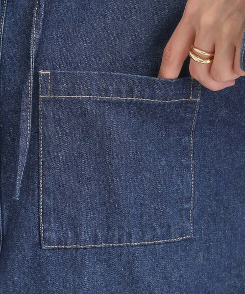 SHOO・LA・RUE / シューラルー Gジャン・デニムジャケット | 【S-LL】こなれ感ある着こなしに デニムフーディーブルゾン | 詳細13