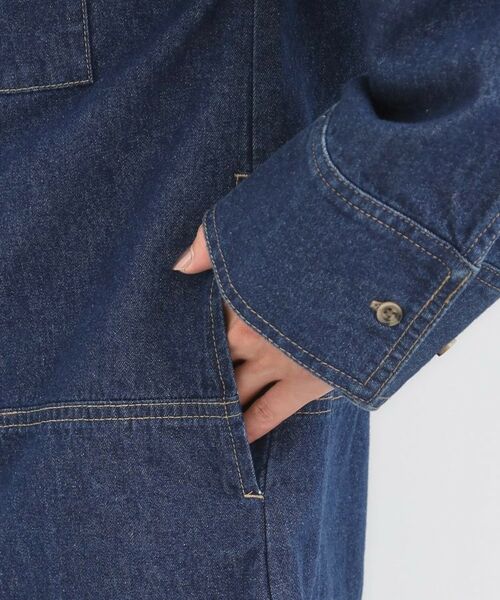 SHOO・LA・RUE / シューラルー Gジャン・デニムジャケット | 【S-LL】こなれ感ある着こなしに デニムフーディーブルゾン | 詳細15