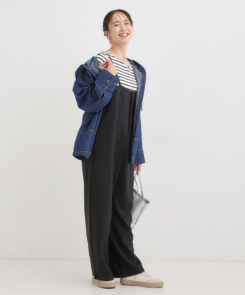 SHOO・LA・RUE / シューラルー Gジャン・デニムジャケット | 【S-LL】こなれ感ある着こなしに デニムフーディーブルゾン | 詳細18