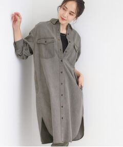 SHOO・LA・RUE / シューラルー ミニ丈・ひざ丈ワンピース | 【S-LL】ロングシーズン活躍 デニムシャツワンピース