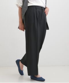 SHOO・LA・RUE / シューラルー パンツ | 【洗える/S-LL】すっきり上品きれい見え タックワイドパンツ