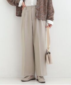 SHOO・LA・RUE / シューラルー パンツ | 【洗濯機可/S-LL】すっきり上品きれい見え タックワイドパンツ