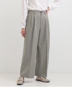 SHOO・LA・RUE / シューラルー パンツ | 【洗える/S-LL】すっきり上品きれい見え タックワイドパンツ