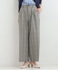 SHOO・LA・RUE / シューラルー パンツ | 【洗濯機可/S-LL】すっきり上品きれい見え タックワイドパンツ