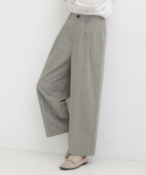 SHOO・LA・RUE / シューラルー パンツ | 【洗える/S-LL】すっきり上品きれい見え タックワイドパンツ | 詳細10