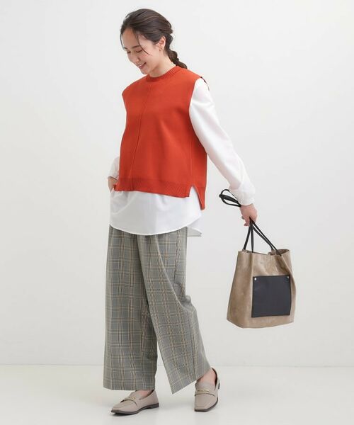 SHOO・LA・RUE / シューラルー パンツ | 【洗える/S-LL】すっきり上品きれい見え タックワイドパンツ | 詳細11