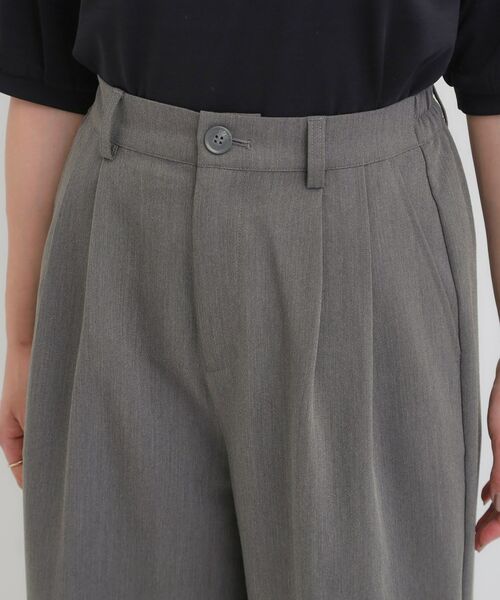 SHOO・LA・RUE / シューラルー パンツ | 【洗える/S-LL】すっきり上品きれい見え タックワイドパンツ | 詳細16