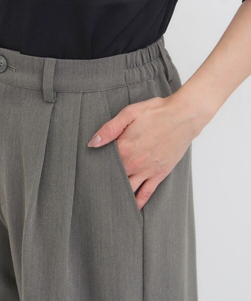 SHOO・LA・RUE / シューラルー パンツ | 【洗える/S-LL】すっきり上品きれい見え タックワイドパンツ | 詳細18