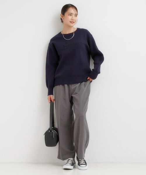 SHOO・LA・RUE / シューラルー パンツ | 【洗える/S-LL】すっきり上品きれい見え タックワイドパンツ | 詳細24