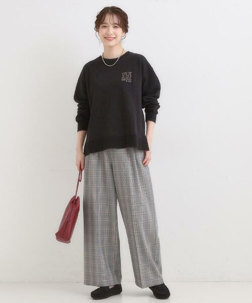 SHOO・LA・RUE / シューラルー パンツ | 【洗濯機可/S-LL】すっきり上品きれい見え タックワイドパンツ | 詳細28