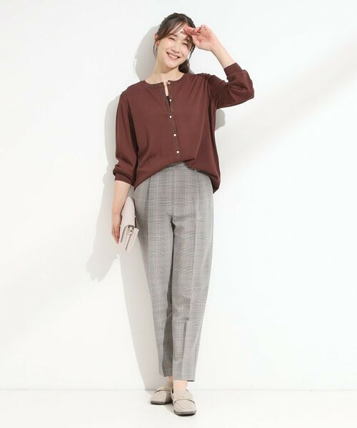 SHOO・LA・RUE / シューラルー パンツ | 【洗える/SS-LL/美脚シルエット】すっきりきれい見え テーパードパンツ | 詳細15