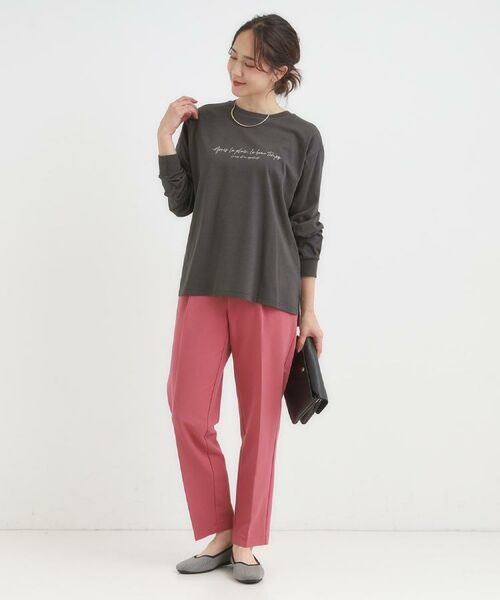 SHOO・LA・RUE / シューラルー パンツ | 【洗える/SS-LL/美脚シルエット】すっきりきれい見え テーパードパンツ | 詳細25