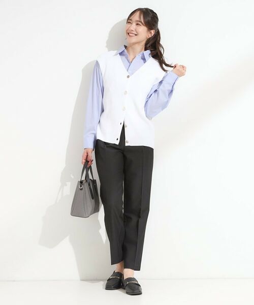 SHOO・LA・RUE / シューラルー パンツ | 【洗える/SS-LL/美脚シルエット】すっきりきれい見え テーパードパンツ | 詳細3