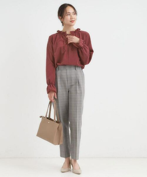 SHOO・LA・RUE / シューラルー パンツ | 【洗える/SS-LL/美脚シルエット】すっきりきれい見え テーパードパンツ | 詳細30