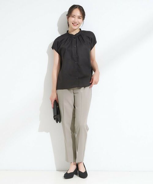 SHOO・LA・RUE / シューラルー パンツ | 【洗える/SS-LL/美脚シルエット】すっきりきれい見え テーパードパンツ | 詳細7