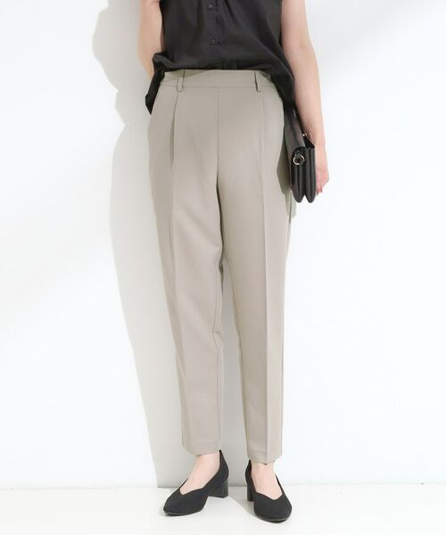 SHOO・LA・RUE/シューラルー 【洗える/SS-LL/美脚シルエット】すっきりきれい見え テーパードパンツ ベージュ(052) 10(SS)
