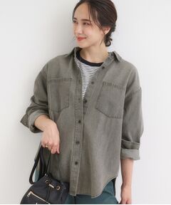 SHOO・LA・RUE / シューラルー シャツ・ブラウス | 【S-LL】大人のカジュアルコーデに こなれデニムシャツ