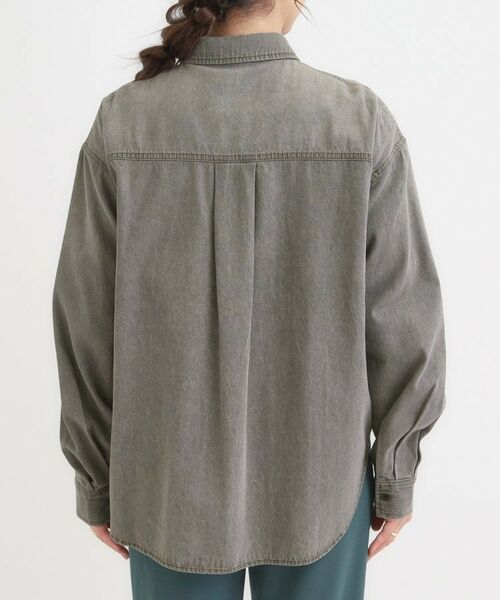 SHOO・LA・RUE / シューラルー シャツ・ブラウス | 【S-LL】大人のカジュアルコーデに こなれデニムシャツ | 詳細15