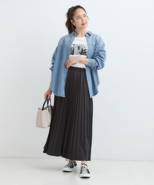 SHOO・LA・RUE / シューラルー シャツ・ブラウス | 【S-LL】大人のカジュアルコーデに こなれデニムシャツ | 詳細21